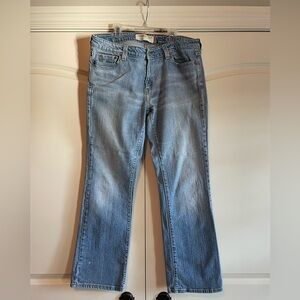 Levi's womens 546 Classic Bootcut Jeans - Light Blue